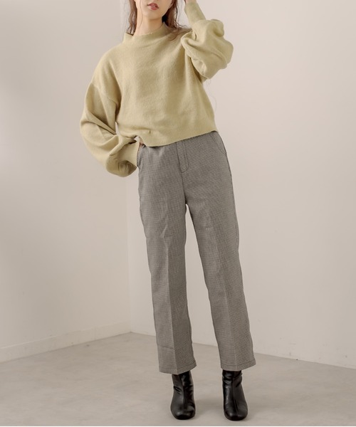 OLIVE des OLIVE（オリーブデオリーブ）の「ショコラスラックスパンツ（スラックス・レディース・ブラウン/ブラック/ブルー/ダークブラウン/ピンクベージュ・SMALL/MEDIUM）」の13枚目の写真