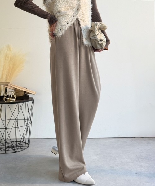 classicalelf(クラシカルエルフ)の「+3度に包まれる。 暖か コットン イージー フレアパンツ(その他パンツ・レディース・ベージュ/ブラック/チャコール・SMALL/MEDIUM/LARGE/X-LARGE)」の19枚目の写真