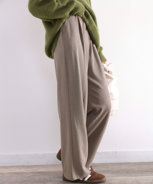 classicalelf(クラシカルエルフ)の「+3度に包まれる。 暖か コットン イージー フレアパンツ(その他パンツ・レディース・ベージュ/ブラック/チャコール・SMALL/MEDIUM/LARGE/X-LARGE)」の21枚目の写真