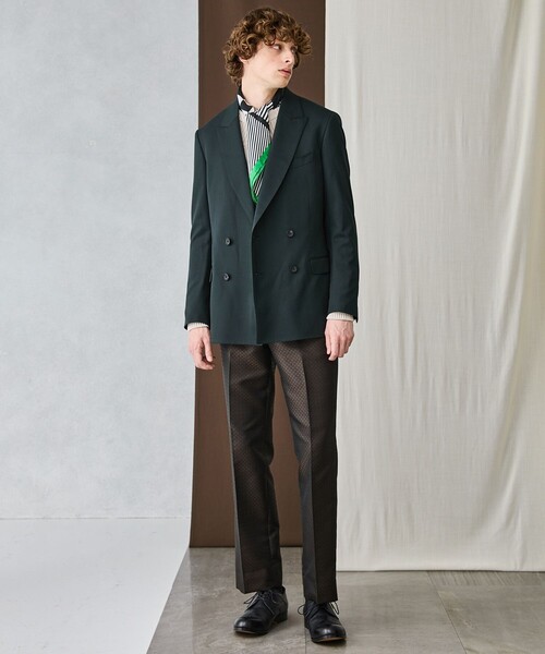 BESPOKE TOKYO(ビスポークトウキョウ)の「【BESPOKE TOKYO】CRAVATE JACQUARD STRAIGHT PANTS(スラックス・メンズ・ブラック/ベージュ/ブラウン・1/2/3)」の18枚目の写真