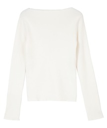 titivate | ﾎﾞｰﾄﾈｯｸｺﾞｰﾙﾄﾞ釦ﾃﾞｻﾞｲﾝﾆｯﾄ(ニット/セーター)