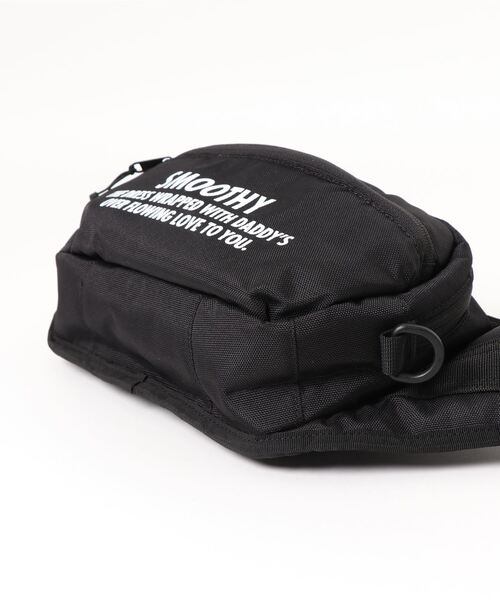 Smoothy(スムージー)の「Smoothy CORDURA Waist Bag / スムージー ウエストバッグ(ボディバッグ/ウエストポーチ・キッズ・ブラック・FREE)」の2枚目の写真