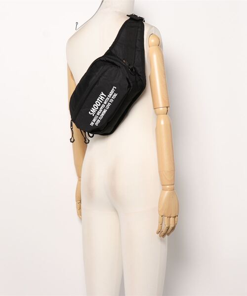 Smoothy(スムージー)の「Smoothy CORDURA Waist Bag / スムージー ウエストバッグ(ボディバッグ/ウエストポーチ・キッズ・ブラック・FREE)」の5枚目の写真