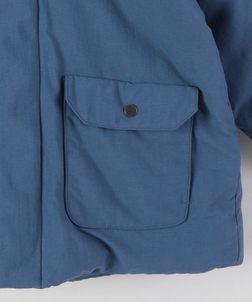 LOWRYS FARM（ローリーズファーム）の「エアサーマルフードブルゾン　953338（ダウンジャケット/コート・キッズ・ブラック/ベージュ/ブルー・110cm/120cm/130cm/140cm/150cm）」の8枚目の写真