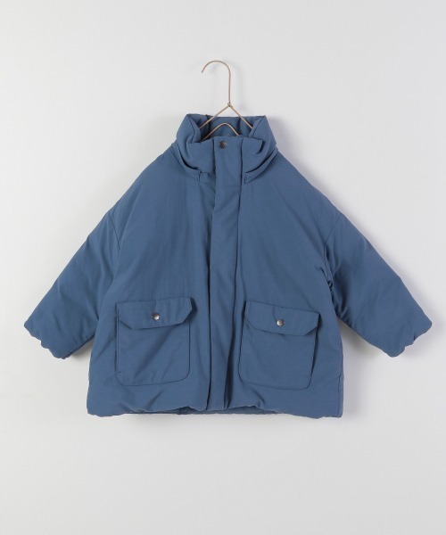 LOWRYS FARM（ローリーズファーム）の「エアサーマルフードブルゾン　953338（ダウンジャケット/コート・キッズ・ブラック/ベージュ/ブルー・110cm/120cm/130cm/140cm/150cm）」の7枚目の写真