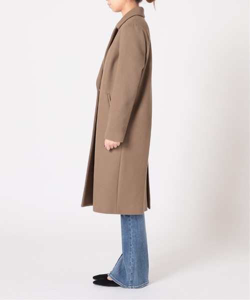 La TOTALITE(ラトータリテ)の「ウールビーバーチェスターコート◆(チェスターコート・レディース・ブラック/ベージュ/パープル/ブラウン・40/38/36)」の5枚目の写真