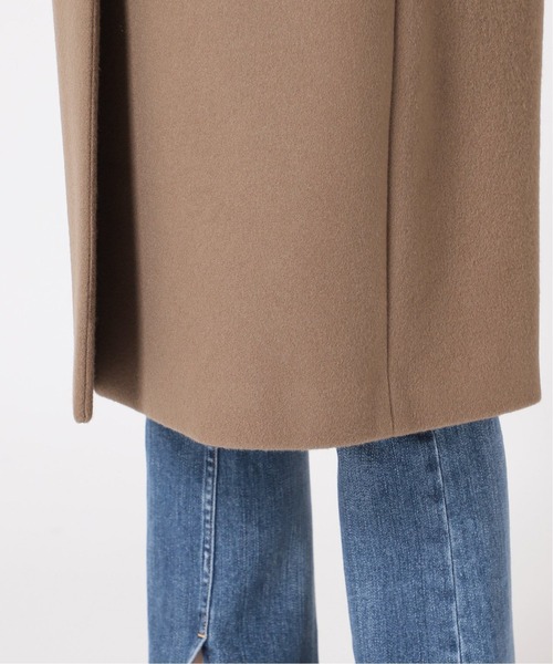 La TOTALITE(ラトータリテ)の「ウールビーバーチェスターコート◆(チェスターコート・レディース・ブラック/ベージュ/パープル/ブラウン・40/38/36)」の6枚目の写真