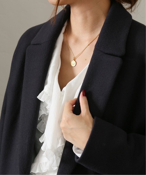 La TOTALITE(ラトータリテ)の「ウールビーバーチェスターコート◆(チェスターコート・レディース・ブラック/ベージュ/パープル/ブラウン・40/38/36)」の14枚目の写真