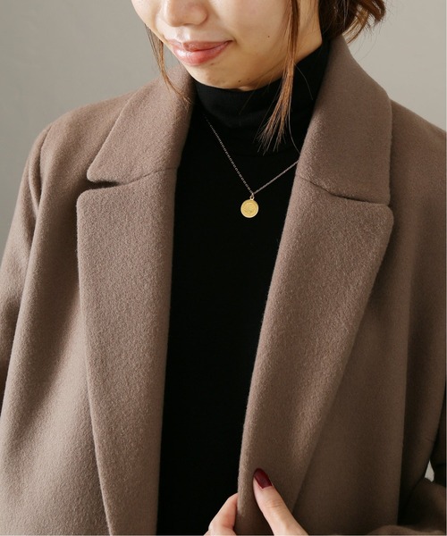 La TOTALITE(ラトータリテ)の「ウールビーバーチェスターコート◆(チェスターコート・レディース・ブラック/ベージュ/パープル/ブラウン・40/38/36)」の21枚目の写真