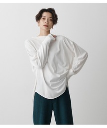 AZUL by moussy | BACK BUTTON LONG T/バックボタンロングT(Tシャツ/カットソー)