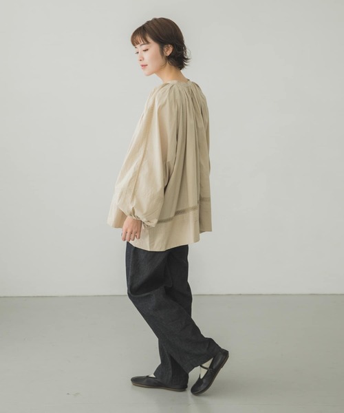 かぐれ（カグレ）の「コットンチャーチスモック（シャツ