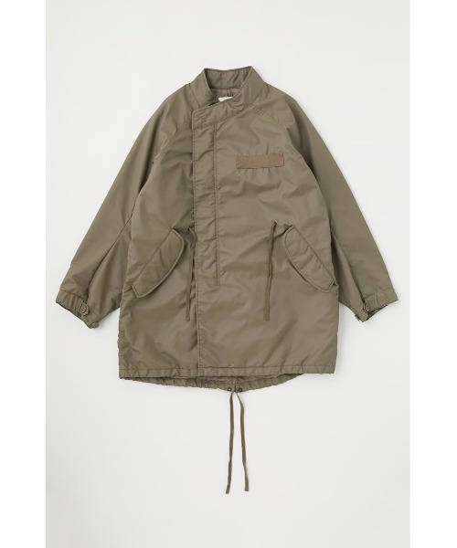 MOUSSY（マウジー）の「WASHED MODS コート（モッズコート・レディース・アイボリー/ライトカーキ/ライトブラック・1/2）」の3枚目の写真