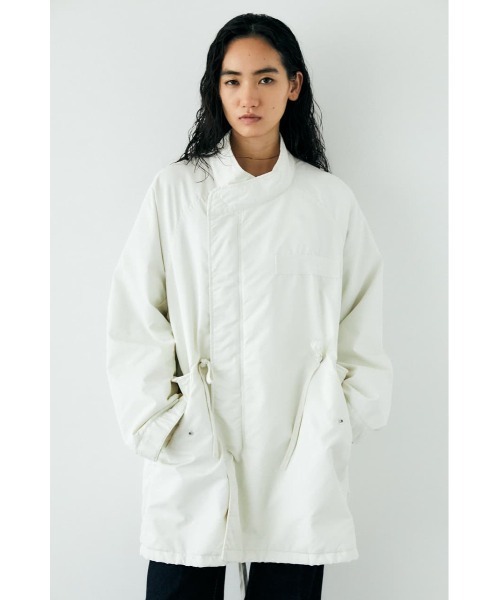 MOUSSY（マウジー）の「WASHED MODS コート（モッズコート・レディース・アイボリー/ライトカーキ/ライトブラック・1/2）」の5枚目の写真