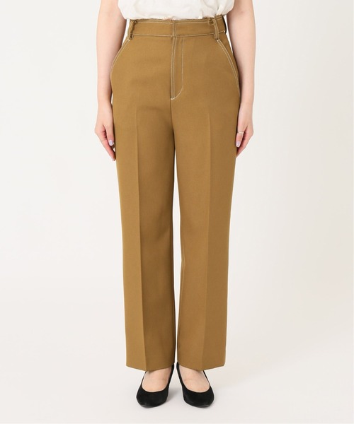 JOURNAL STANDARD relume(ジャーナルスタンダード レリューム)の「配色ステッチテーパードパンツ◆(その他パンツ・レディース・ブラック/ブラウン・36/38)」の13枚目の写真