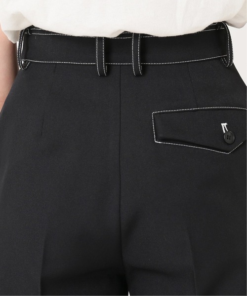JOURNAL STANDARD relume(ジャーナルスタンダード レリューム)の「配色ステッチテーパードパンツ◆(その他パンツ・レディース・ブラック/ブラウン・36/38)」の22枚目の写真