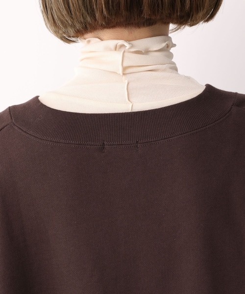 A part by（アパートバイ）の「フカVネックプルオーバー　256374（スウェット・レディース・ライトブルー/ブラウン/アイボリー・FREE）」の21枚目の写真