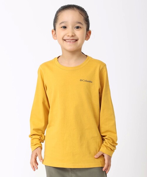 Columbia（コロンビア）の「Columbia／キッズ ドブソンパス ロングスリーブ グラフィック Tシャツ（ロンT・長袖Tシャツ）／コロンビア（Tシャツ/カットソー・キッズ・グレー系その他/グレー/ホワイト/ネイビー/ホワイト系その他/ブルー系その他/グリーン系その他/グレー系その他2/ダークブルー/イエロー/ブラック/ホワイト系その他2/グリーン/ブルー/グリーン系その他2/ブルー系その他2/ブルーグリーン/ブラック系その他・M/XXS/L/XS/S）」の18枚目の写真