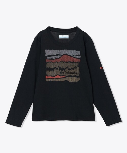 Columbia（コロンビア）の「Columbia／キッズ ドブソンパス ロングスリーブ グラフィック Tシャツ（ロンT・長袖Tシャツ）／コロンビア（Tシャツ/カットソー・キッズ・グレー系その他/グレー/ホワイト/ネイビー/ホワイト系その他/ブルー系その他/グリーン系その他/グレー系その他2/ダークブルー/イエロー/ブラック/ホワイト系その他2/グリーン/ブルー/グリーン系その他2/ブルー系その他2/ブルーグリーン/ブラック系その他・M/XXS/L/XS/S）」の19枚目の写真
