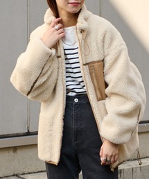 【OSORO】パイピングボアジャケット