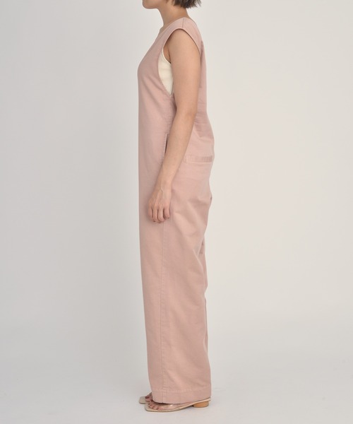 YANUK（ヤヌーク）の「【YANUK/ヤヌーク】DENIT オールインワン（サロペット/オーバーオール・レディース・ブラウン/ミント/コーラルピンク・S/M）」の5枚目の写真