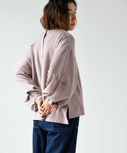 LUPILIEN（ルピリアン）の「タックボリューム袖プルオーバー（Tシャツ/カットソー・レディース・ブラウン/ピンク/アイボリー・FREE）」の6枚目の写真