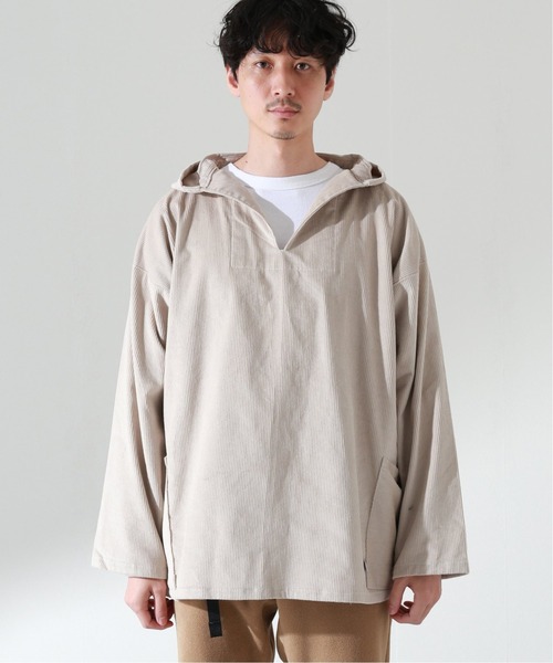 JOURNAL STANDARD relume SELECT（ジャーナルスタンダードレリュームセレクト）の「【NEWLYN SMOCKS/ニューリンスモック】NEW HOODED コーデュロイスモック（シャツ/ブラウス・メンズ・ブラック/ボルドー/ホワイト系その他・MEDIUM/LARGE）」の8枚目の写真
