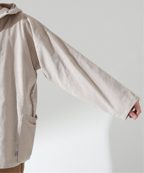 JOURNAL STANDARD relume SELECT（ジャーナルスタンダードレリュームセレクト）の「【NEWLYN SMOCKS/ニューリンスモック】NEW HOODED コーデュロイスモック（シャツ/ブラウス・メンズ・ブラック/ボルドー/ホワイト系その他・MEDIUM/LARGE）」の14枚目の写真