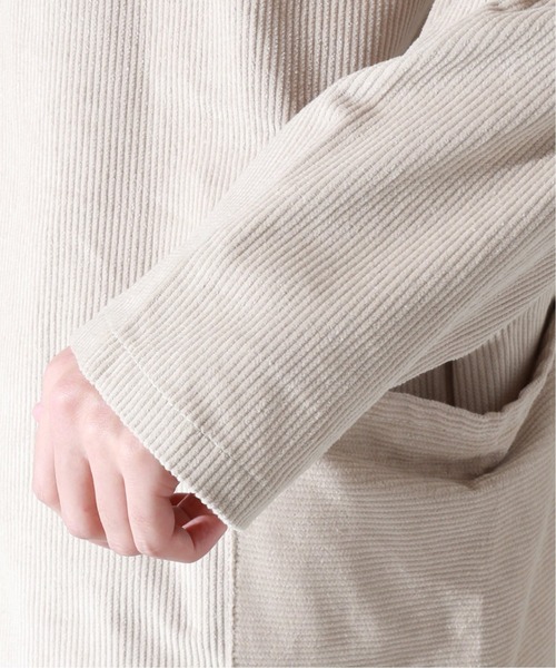 JOURNAL STANDARD relume SELECT（ジャーナルスタンダードレリュームセレクト）の「【NEWLYN SMOCKS/ニューリンスモック】NEW HOODED コーデュロイスモック（シャツ/ブラウス・メンズ・ブラック/ボルドー/ホワイト系その他・MEDIUM/LARGE）」の10枚目の写真