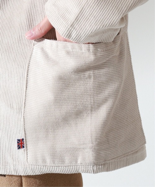 JOURNAL STANDARD relume SELECT（ジャーナルスタンダードレリュームセレクト）の「【NEWLYN SMOCKS/ニューリンスモック】NEW HOODED コーデュロイスモック（シャツ/ブラウス・メンズ・ブラック/ボルドー/ホワイト系その他・MEDIUM/LARGE）」の13枚目の写真