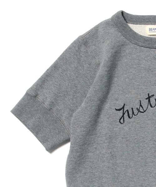 BEAMS BOY（ビームスボーイ）の「BEAMS BOY / メッセージ 刺繍 スウェット クルー（スウェット・レディース・ホワイト/チャコールグレー/ネイビー・ONE SIZE）」の22枚目の写真