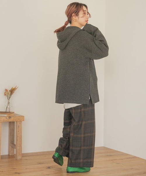 ITEMS URBANRESEARCH(アイテムズ アーバンリサーチ)の「マシンウォッシャブル メキシカンパーカー(パーカー・メンズ・チャコールグレー/ベージュ・MEDIUM/LARGE)」の20枚目の写真