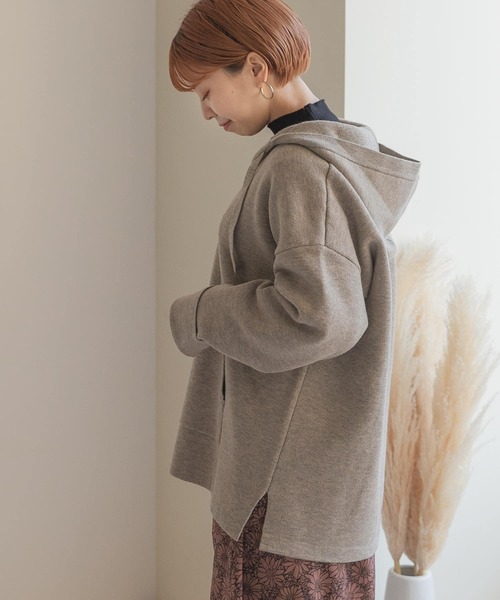 ITEMS URBANRESEARCH(アイテムズ アーバンリサーチ)の「マシンウォッシャブル メキシカンパーカー(パーカー・メンズ・チャコールグレー/ベージュ・MEDIUM/LARGE)」の21枚目の写真