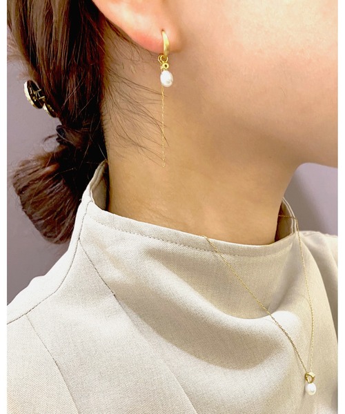 冬限定 ハーティ パール イヤリング ネックレス セット イヤリング Ete エテ のファッション通販 Zozotown