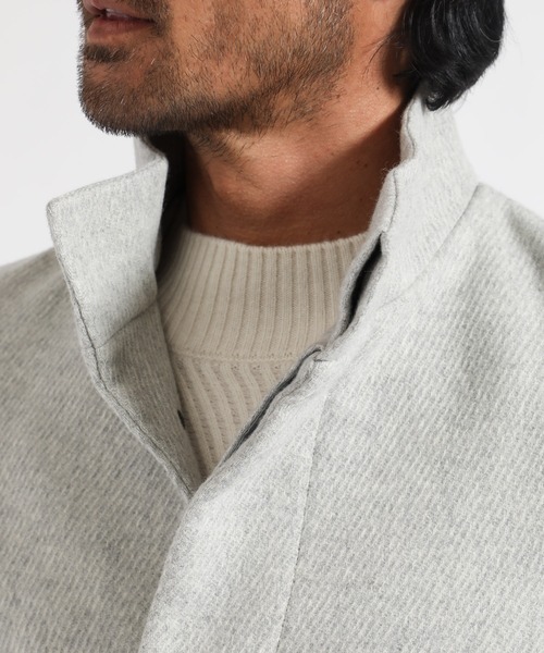 TETE HOMME（テットオム）の「【WEB限定】カシミヤブレンドスタンド