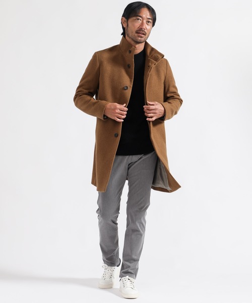 TETE HOMME（テットオム）の「【WEB限定】カシミヤブレンドスタンド