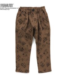 /PEANUTSコラボ　総柄パンツ 10分丈