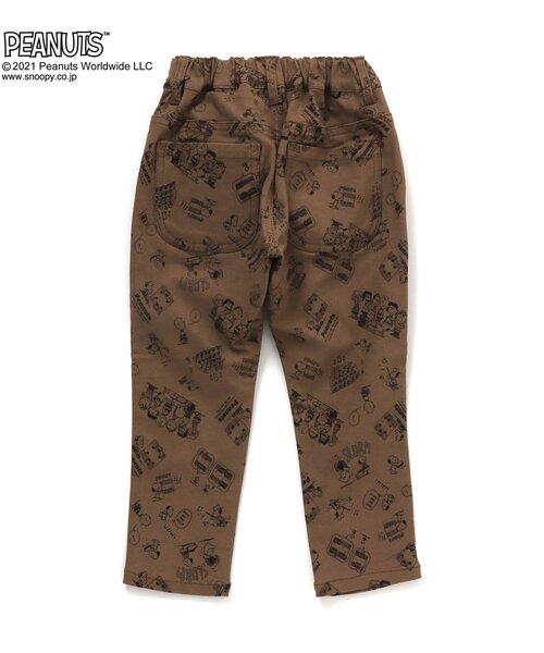 PEANUTS（ピーナッツ）の「/PEANUTSコラボ　総柄パンツ 10分丈（その他パンツ・キッズ・キナリ/ブラウン・80/130/140/90/95/120/110/100）」の4枚目の写真