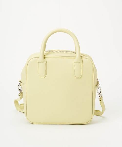 COLONY 2139（コロニートゥーワンスリーナイン）の「スクエアボストンバッグ/ショルダーバッグ（ボストンバッグ・レディース・ブラック/イエロー/グリーン/アイボリー・FREE）」の5枚目の写真