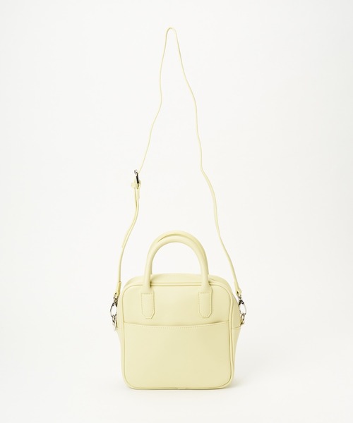 COLONY 2139（コロニートゥーワンスリーナイン）の「スクエアボストンバッグ/ショルダーバッグ（ボストンバッグ・レディース・ブラック/イエロー/グリーン/アイボリー・FREE）」の7枚目の写真