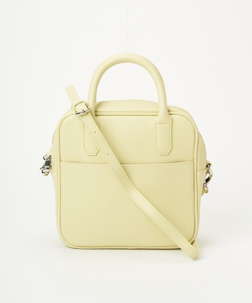 COLONY 2139（コロニートゥーワンスリーナイン）の「スクエアボストンバッグ/ショルダーバッグ（ボストンバッグ・レディース・ブラック/イエロー/グリーン/アイボリー・FREE）」の18枚目の写真