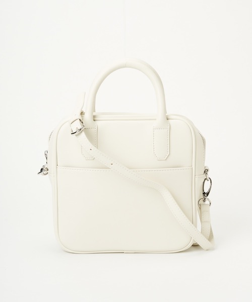 COLONY 2139（コロニートゥーワンスリーナイン）の「スクエアボストンバッグ/ショルダーバッグ（ボストンバッグ・レディース・ブラック/イエロー/グリーン/アイボリー・FREE）」の15枚目の写真