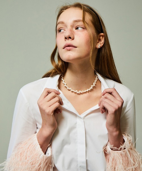 【VINTAGE HOLLYWOOD】Basic Pearl Necklace〜パールネックレス パール VINTAGE HOLLYWOOD(ヴィンテージハリウッド) ネックレス