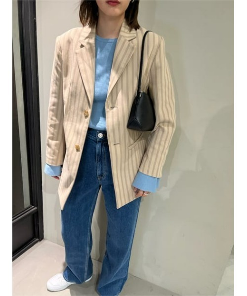 MOUSSY（マウジー）の「BOXY SINGLE ジャケット（テーラード