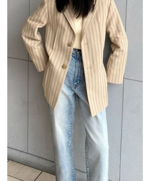 MOUSSY（マウジー）の「BOXY SINGLE ジャケット（テーラード
