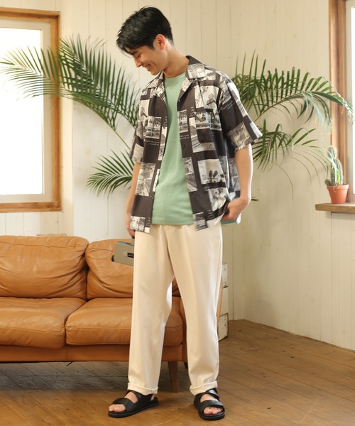 UNION STATION（ユニオンステーション）の「【セットアップ対応】ストレッチツイルイージースラックスパンツ（スラックス・メンズ・オフホワイト/グレイッシュベージュ・S/M/L）」の13枚目の写真