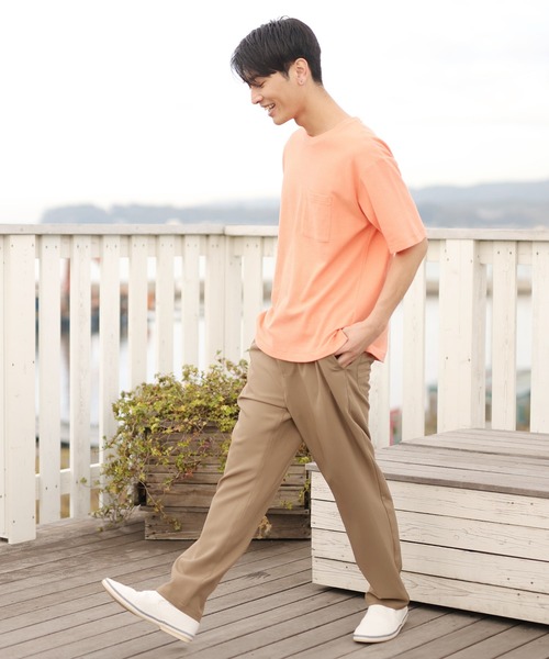 UNION STATION（ユニオンステーション）の「【セットアップ対応】ストレッチツイルイージースラックスパンツ（スラックス・メンズ・オフホワイト/グレイッシュベージュ・S/M/L）」の20枚目の写真