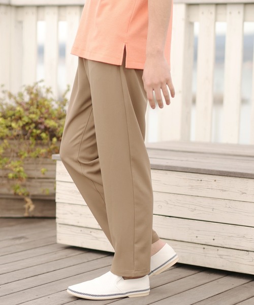 UNION STATION（ユニオンステーション）の「【セットアップ対応】ストレッチツイルイージースラックスパンツ（スラックス・メンズ・オフホワイト/グレイッシュベージュ・S/M/L）」の18枚目の写真