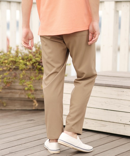 UNION STATION（ユニオンステーション）の「【セットアップ対応】ストレッチツイルイージースラックスパンツ（スラックス・メンズ・オフホワイト/グレイッシュベージュ・S/M/L）」の19枚目の写真