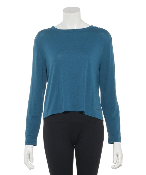 NIKE(ナイキ)の「【NIKE】AS W NY DF L/S TOP(Tシャツ/カットソー・レディース・ブルー・SMALL/MEDIUM)」の3枚目の写真