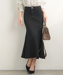 ストレッチデニムマーメイドスカート